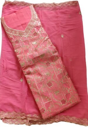 cotton unstitched suits for women party wear