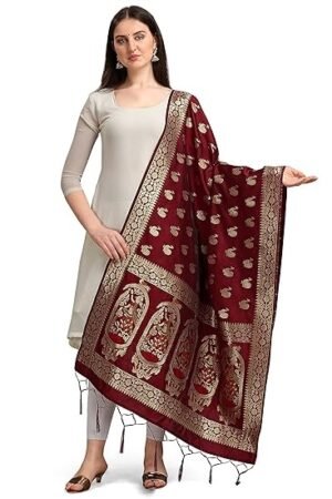 Brown Animal Print Dupatta