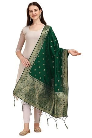 Dark Green Dupatta