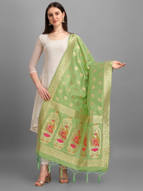 Pasta Green Dupatta