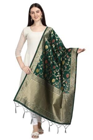 forest green dupatta