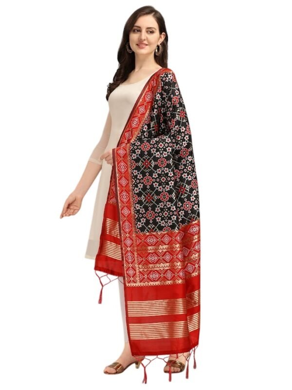 Black Bandhani Dupatta