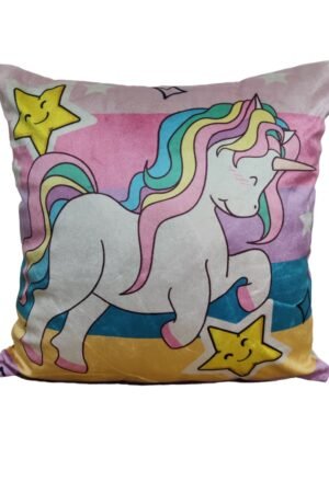 Printed Unicorn Cushion Cover