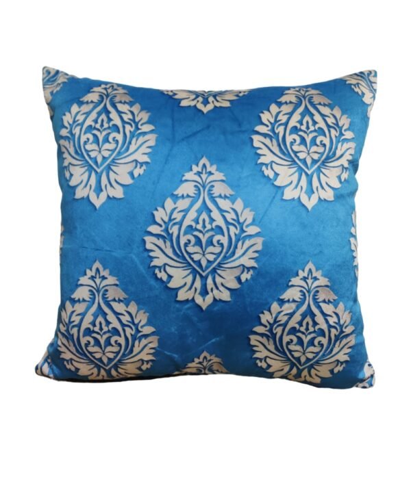 blue floral cushion cover