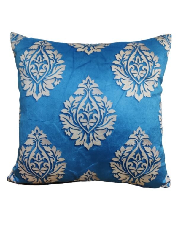 blue floral cushion cover