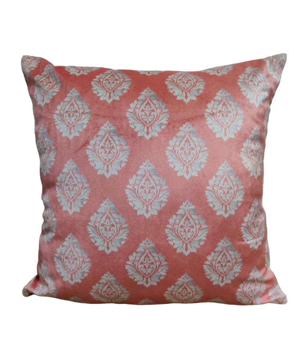 Peach Velvet Cushion cover
