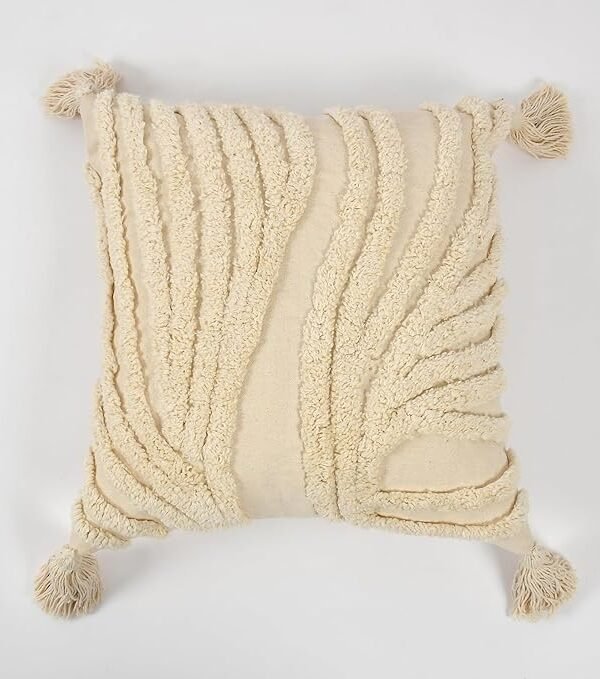 natural white cushion cover