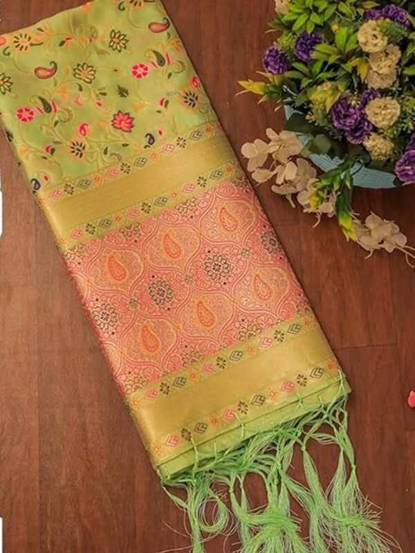 pista green dupatta