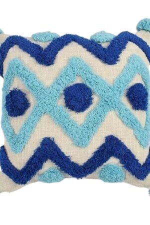 Blue Diamond Cushion Cover