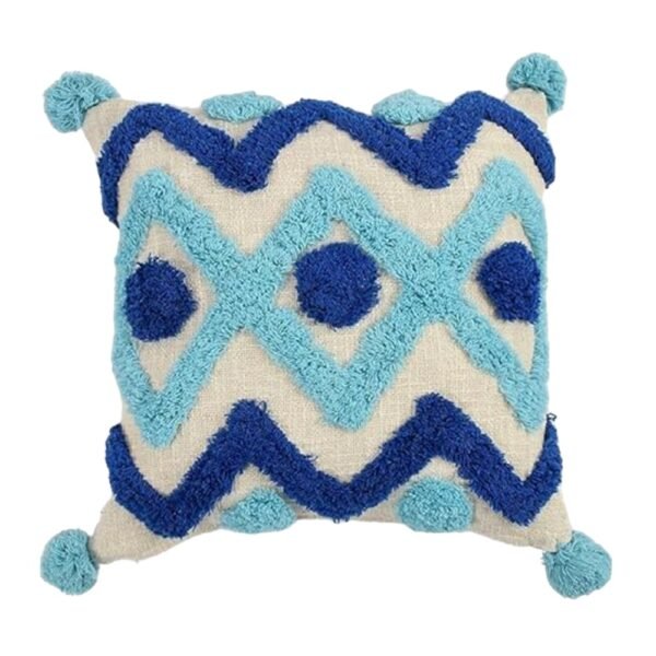 Blue Diamond Cushion Cover