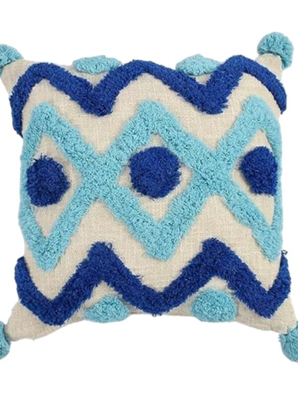 Blue Diamond Cushion Cover