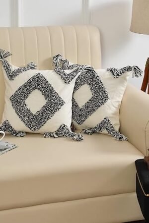 Black diamond Cushion cover