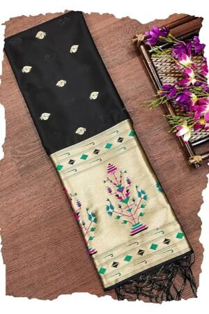 black paithani dupatta