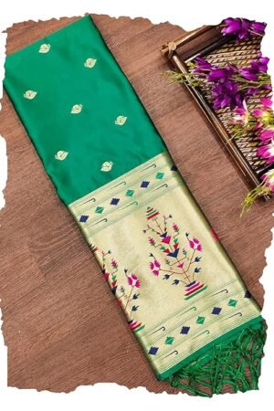 parrot green paithai dupatta