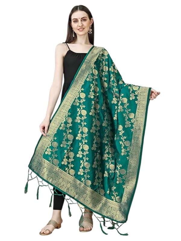 rama floral dupatta