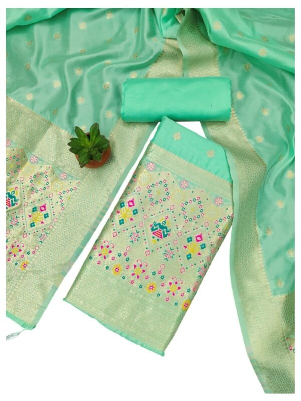 Sea Green Patola Salwar Suit