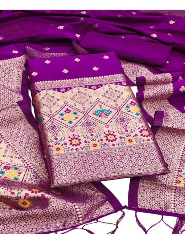 Purple Paithani Salwar Suit