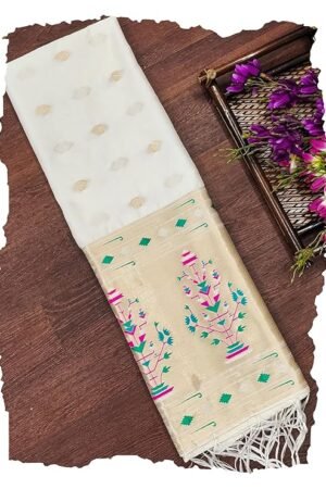 white paithani dupatta