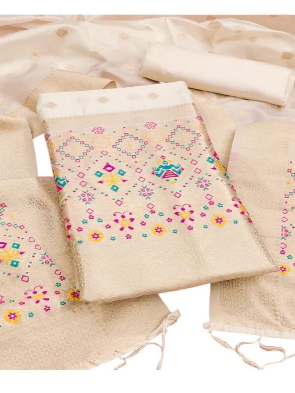 white patola salwar suit