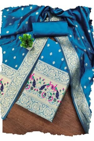 Firozi Paithani Salwar Suit