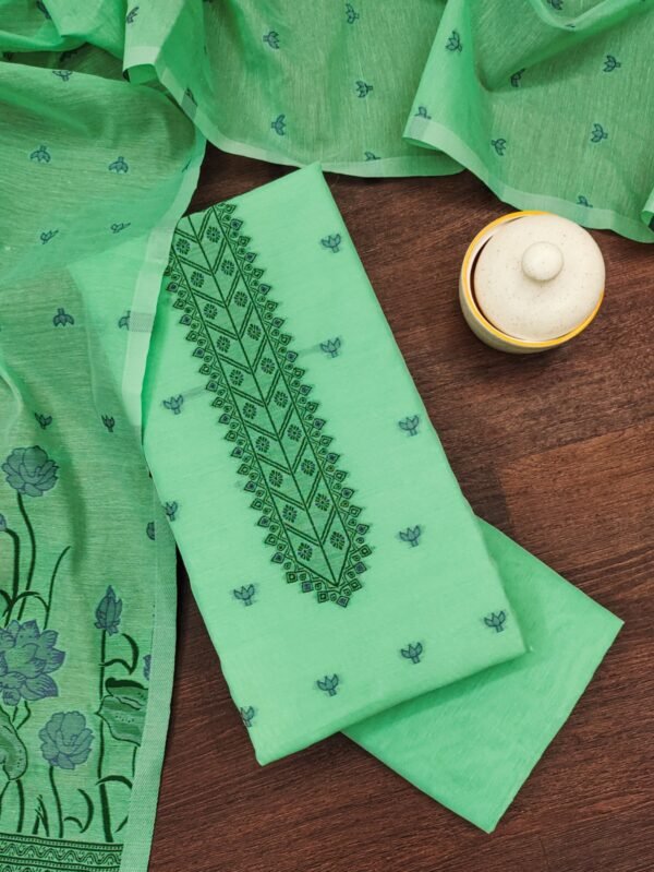 sage green salwar suit