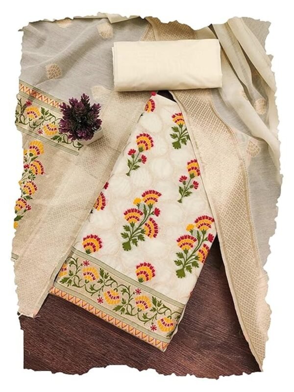 Off white dress material