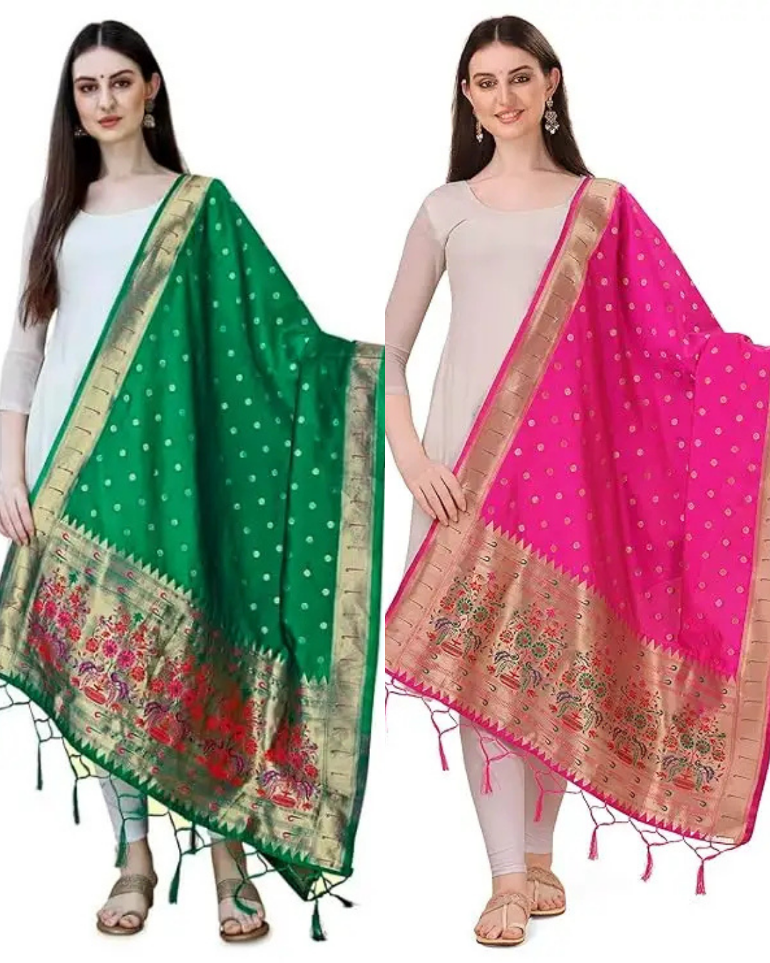 Elegant Parrot Green-Pink