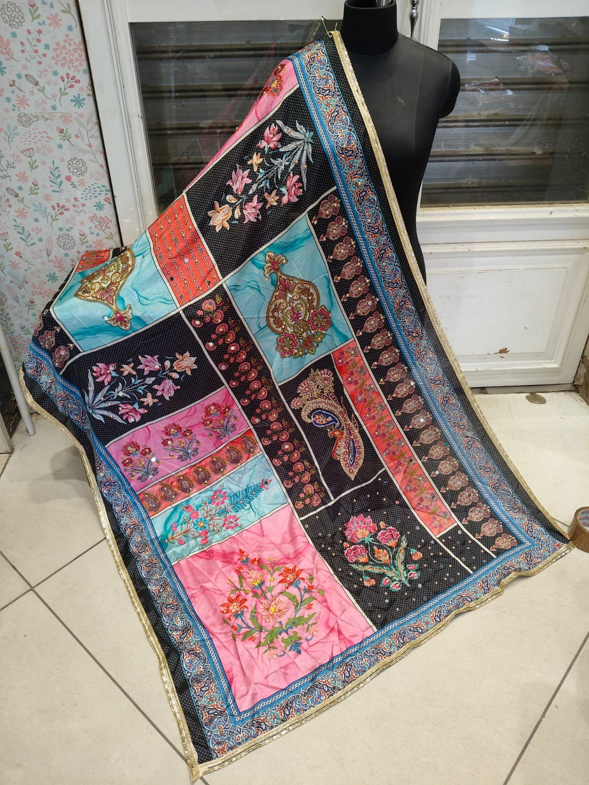 Multicolor Dupatta