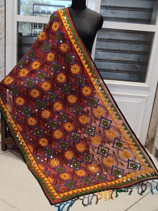 Orange Pink Dupatta