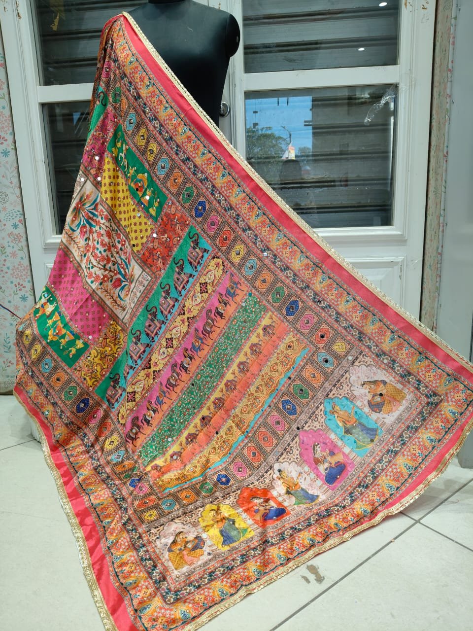 chiffon dupatta for women