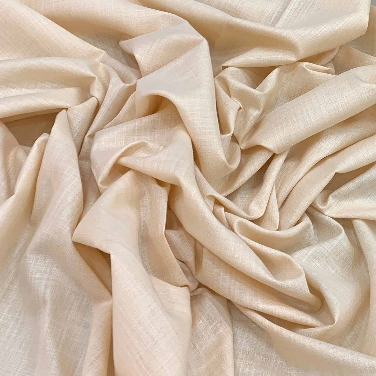 Cream Cotton Fabric