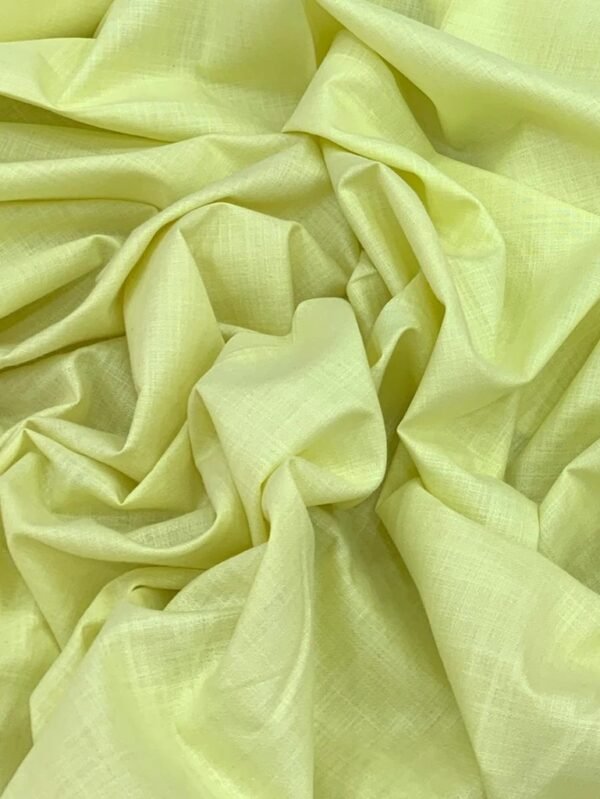 light yellow cotton fabric