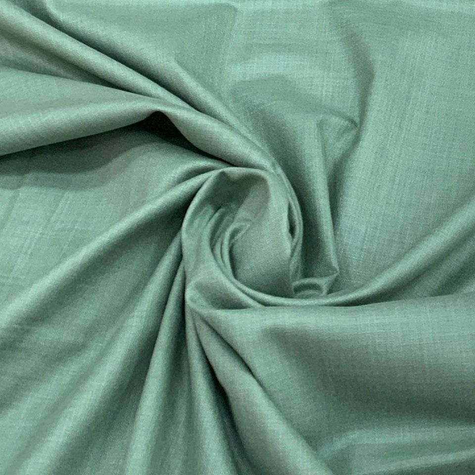 Pastal Green Cotton Mutka Fabric