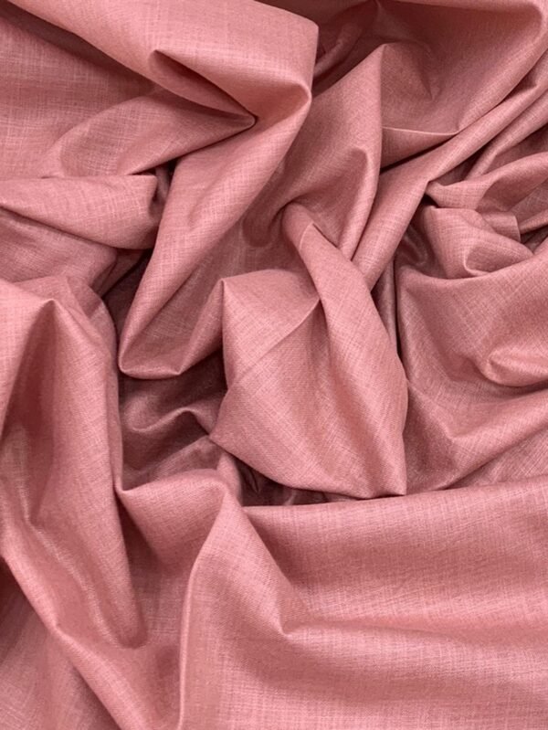 Pinkish Peach Cotton Matka Fabric