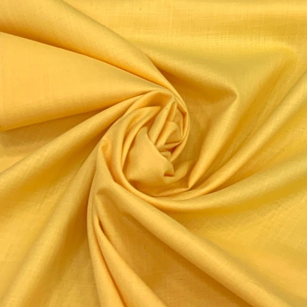 yellow cotton fabric