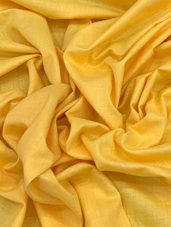 yellow cotton fabric