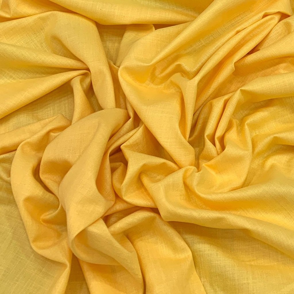 yellow cotton fabric